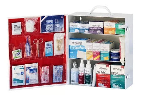 MEDIQUE First Aid Cabinet 3 Shelf Industrial
