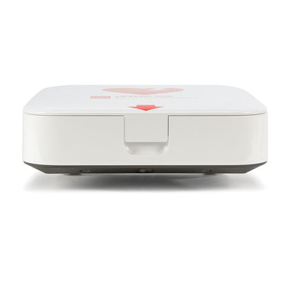 Physio-Control LIFEPAK® CR2 Semi-Automatic AED (Wi-Fi, English) with a handle